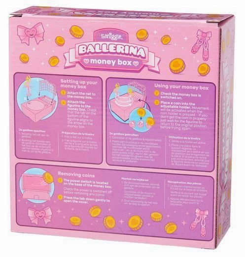 Smiggle Ballerina Money Box Little builders Tiny thinkers