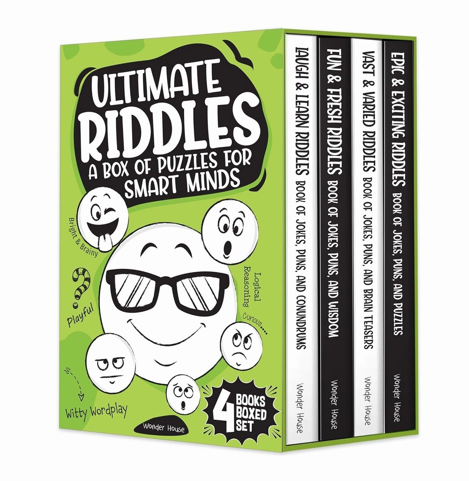 Ultimate Riddles (Boxed Set Of 4 Books) Active learners