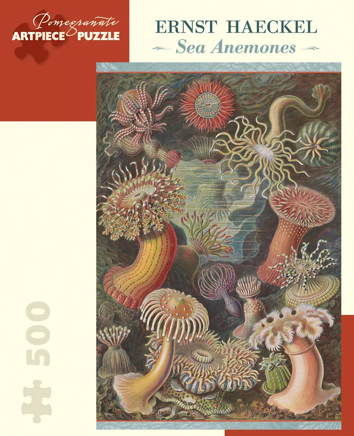 Ernst Haeckel- Sea Anemones 500-Piece Jigsaw Puzzle Happy hands