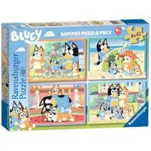 Tiny thinkers Creative minds Bluey Gotta Be Done! 4 X 42 Piece Puzzles