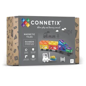 Connetix Rainbow Transport Pack (50 Pc) Play & learn