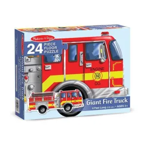 Early learning Giant Fire Truck Floor Floor Puzzle