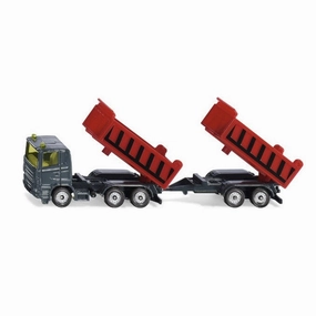 Sensory fun for little hands 1685 Truck With Dumper Body And Tipping Trailer