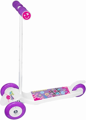 Ozbozz Trail Twist Junior Girls Scooter - White Creative time for curious minds Curious minds