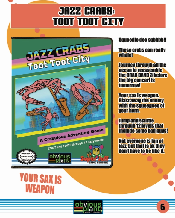 Mini makers Discover & grow The Super Jeff 1992 Video Game Catalog