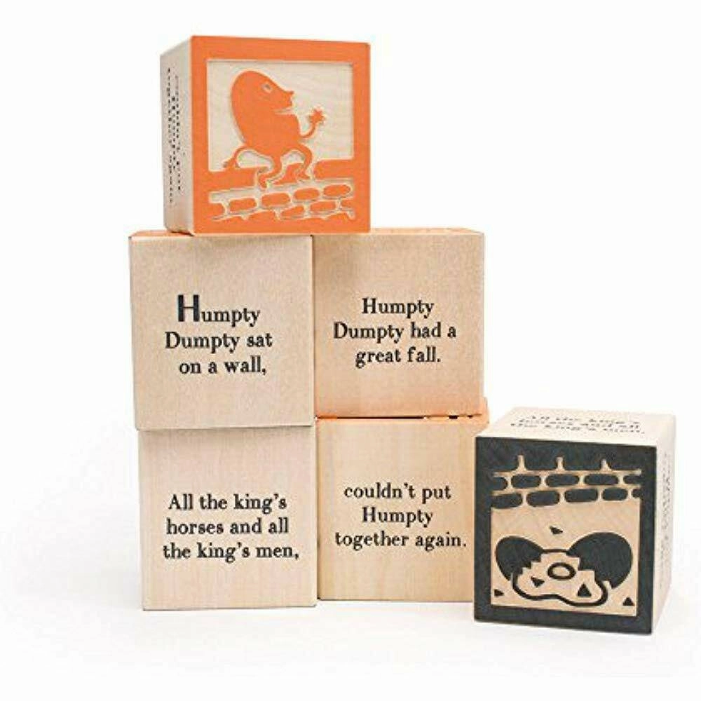Wooden Nursery Rhyme Blocks Active learners