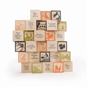 Early discovery Wooden Nursery Rhyme Blocks