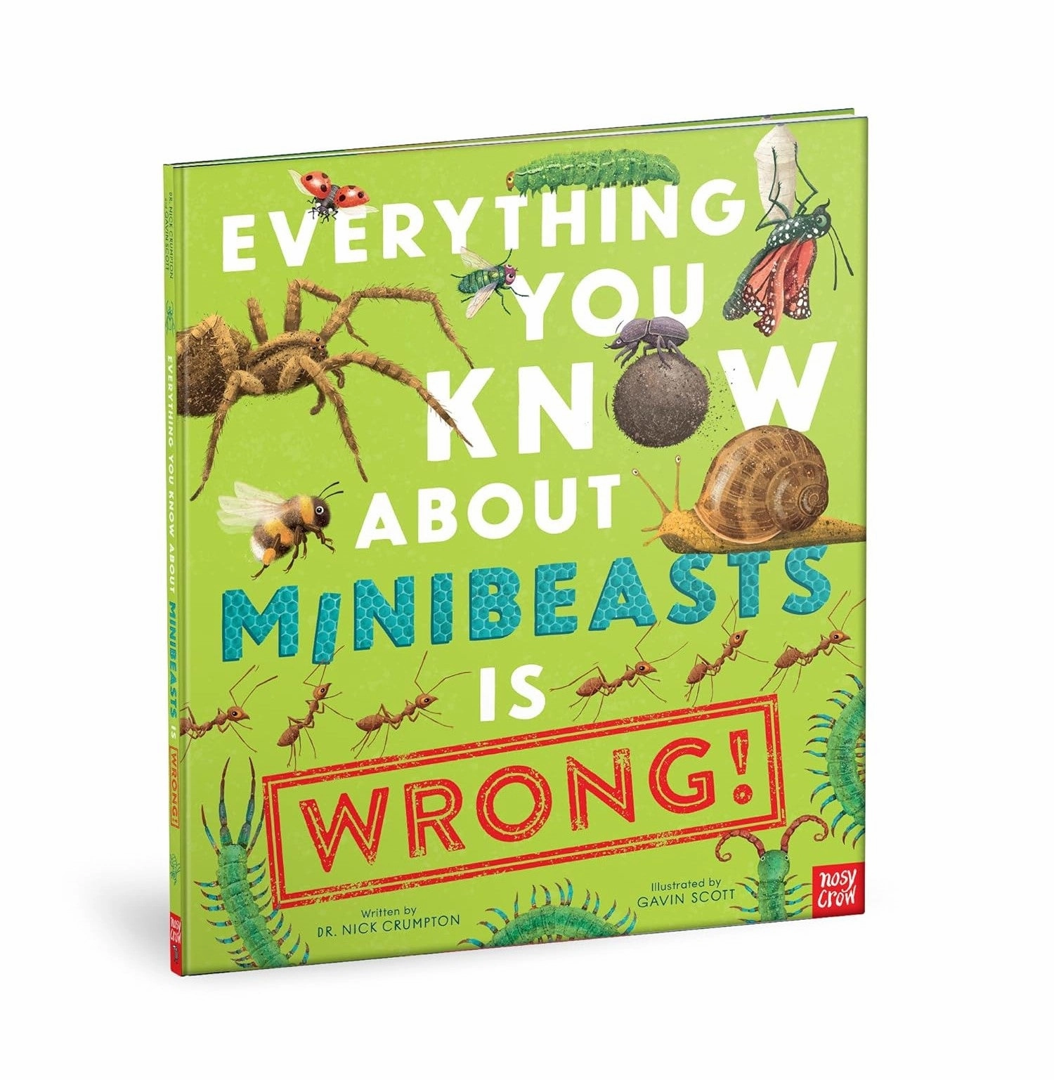Everything You Know About Minibeasts Is Wrong [Hardcover] Crumpton Dr Nick And Scott Gavin Smart activities for young learners