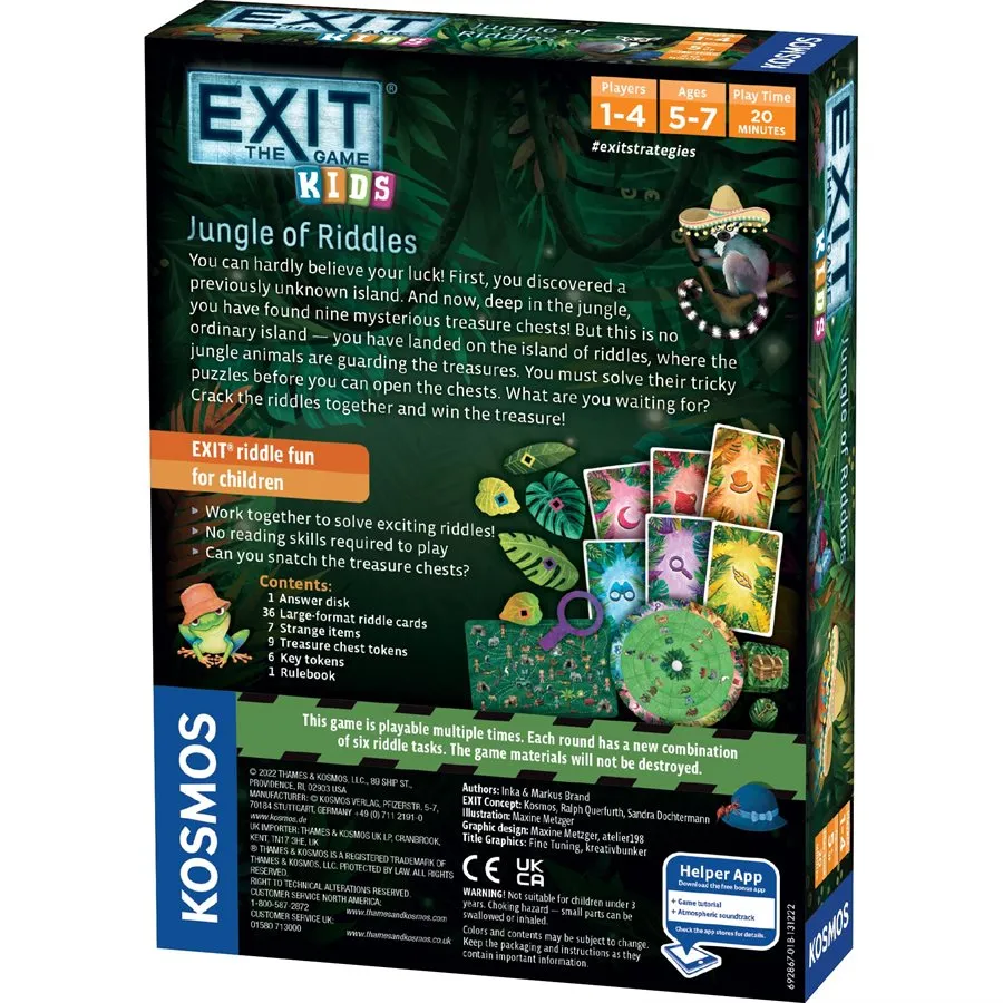 Early discovery Smart activities for young learners Exit Kids: Jungle Of Riddles