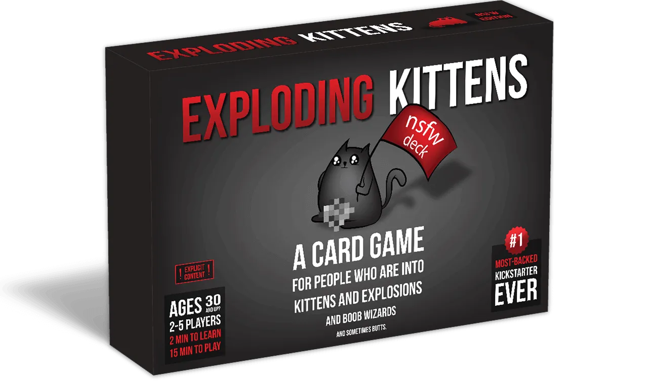 Exploding Kittens Not Safe For Work Deck (Nsfw) Little adventures Young explorers