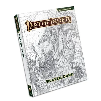 Tools for tiny thinkers Playroom learning Pathfinder 2E: Player Core Sketch Cover (Remastered)