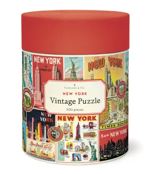 Little creators Cavallini & Co. New York City Collage 500 Piece Puzzle