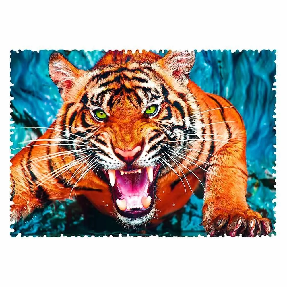 Facing A Tiger Puzzle - 600 Pcs Learn & grow Discover & grow