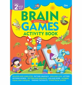 Learning tools Activity Book : Brain Games Activity Book Level 2 [Paperback] Om Books Editorial Team