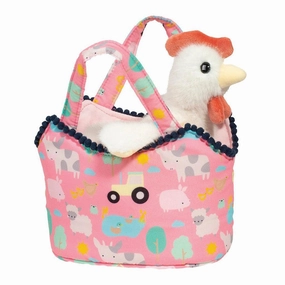 Farm Friends Sassy Sak W/ White Hen Growing minds Mini makers