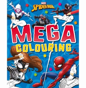 Marvel Spider:Man Mega Colouring [Paperback] Parragon Learn at home Fun-based learning