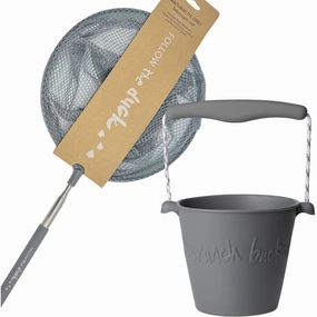 Scrunch & Follow The Duck Antrachite Bucket And Fishing Net Bundle Everyday learning Little builders