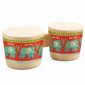 Playroom adventures begin here Educational fun Animambo Bongo Drums Musical Instrument