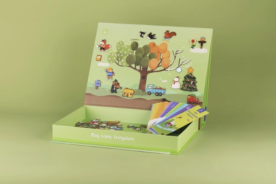 Mieredu All About Seasons Magnetic Puzzle Designed for development Tiny thinkers