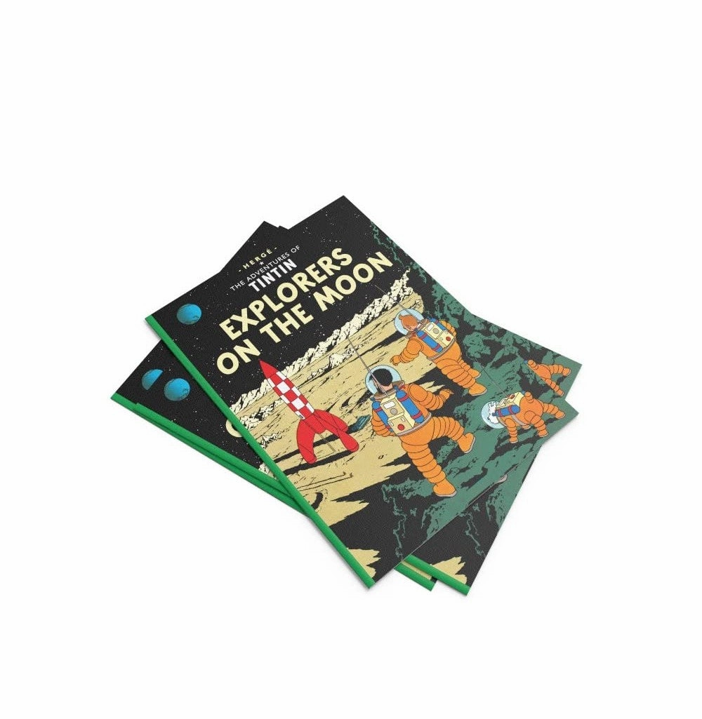 Explorers On The Moon [Mass Market Paperback] Herge Mindful play Early learning