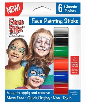 Face Paint Sticks 6 Pack Growing minds Young explorers