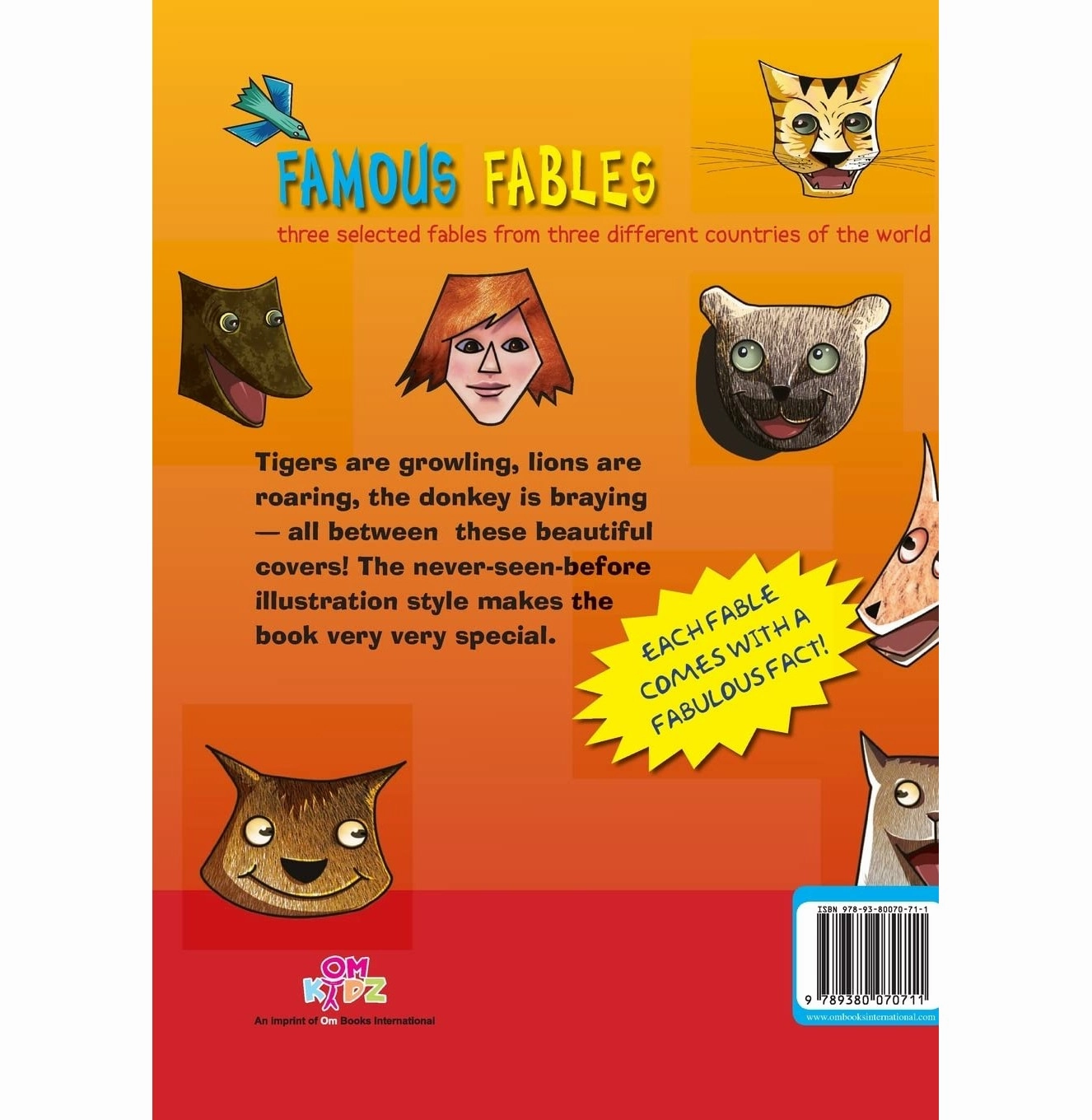 Famous Fables ( Fables For Children) [Hardcover] Om Books Editorial Team Growing minds Growth tools