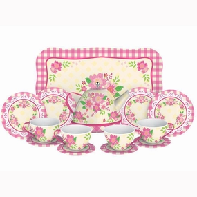 Fancy Tin Tea Set Young imaginations