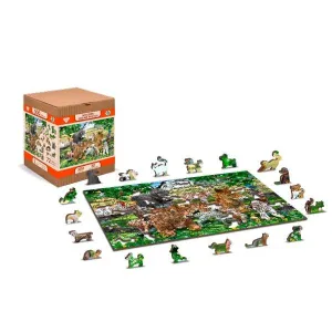 Exploration made fun Kids essentials Farm Kindergarten - Wooden City 300Pc