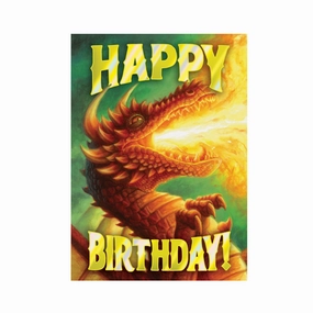 Ferocious Dragon Foil Card Brain boosters Little adventures