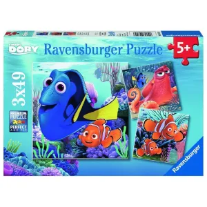 Finding Dory 3X49 Pc Puzzle Inspiring creativity Mini makers