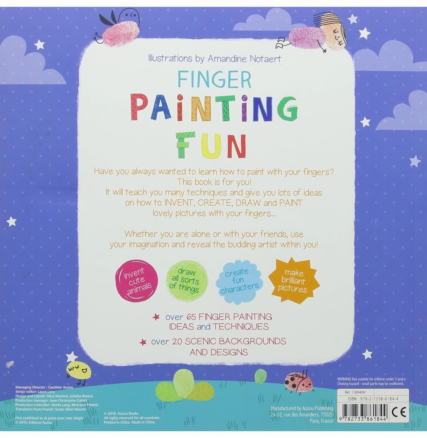 Active learners Fun-based learning Finger Painting Fun [Paperback] Notaert A.