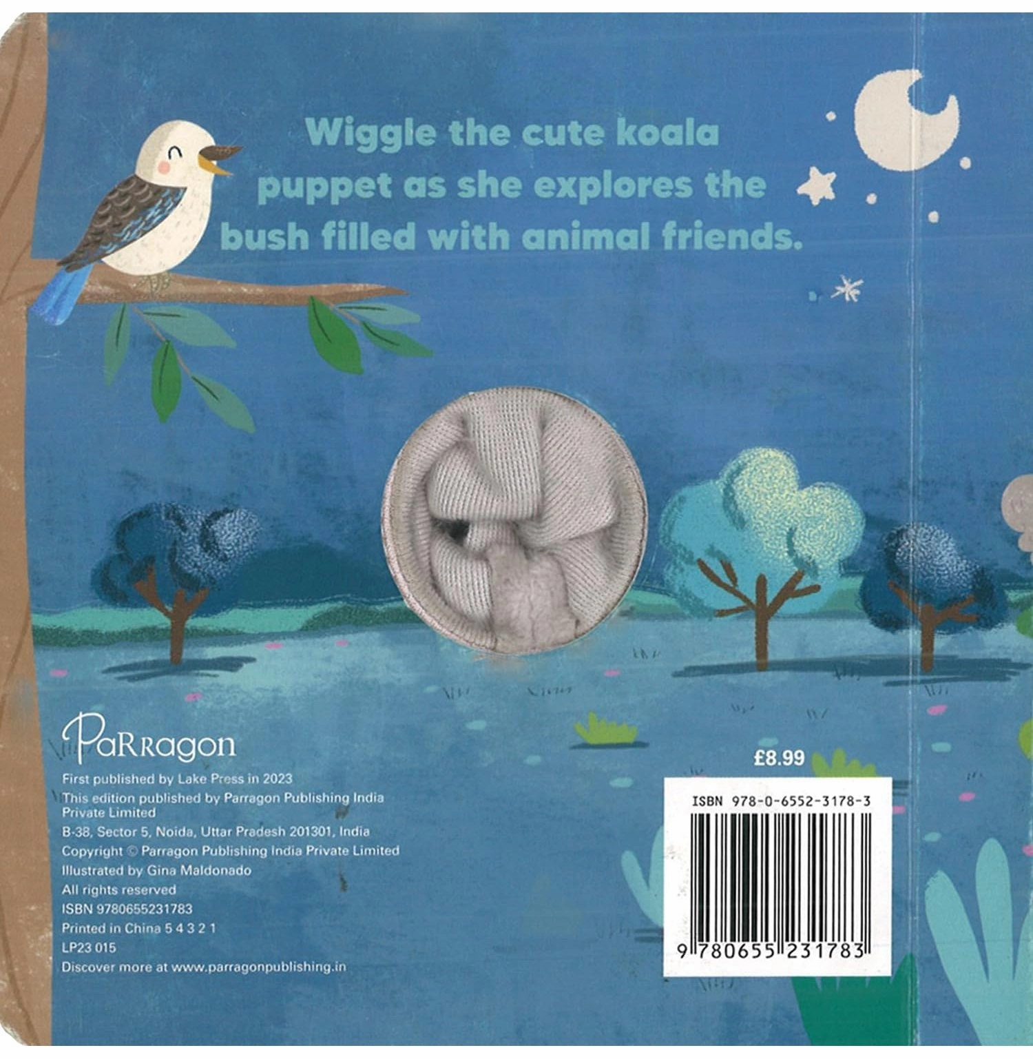 Learning fun Finger Puppet Book : Cute Koala Puppet As She Explores The Bush Filled With Animal Friends [Hardcover] Parragon