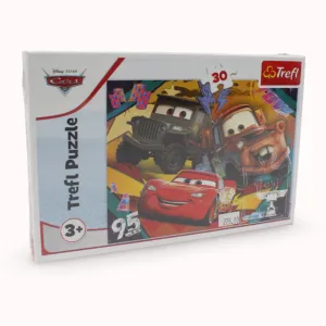 Trefl Speeding Cars Puzzle - 30 Pcs Everyday learning Learn at home