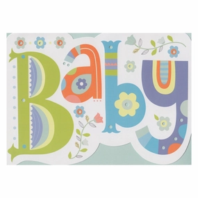 Fun that fuels growth Baby Die-Cut Baby Card
