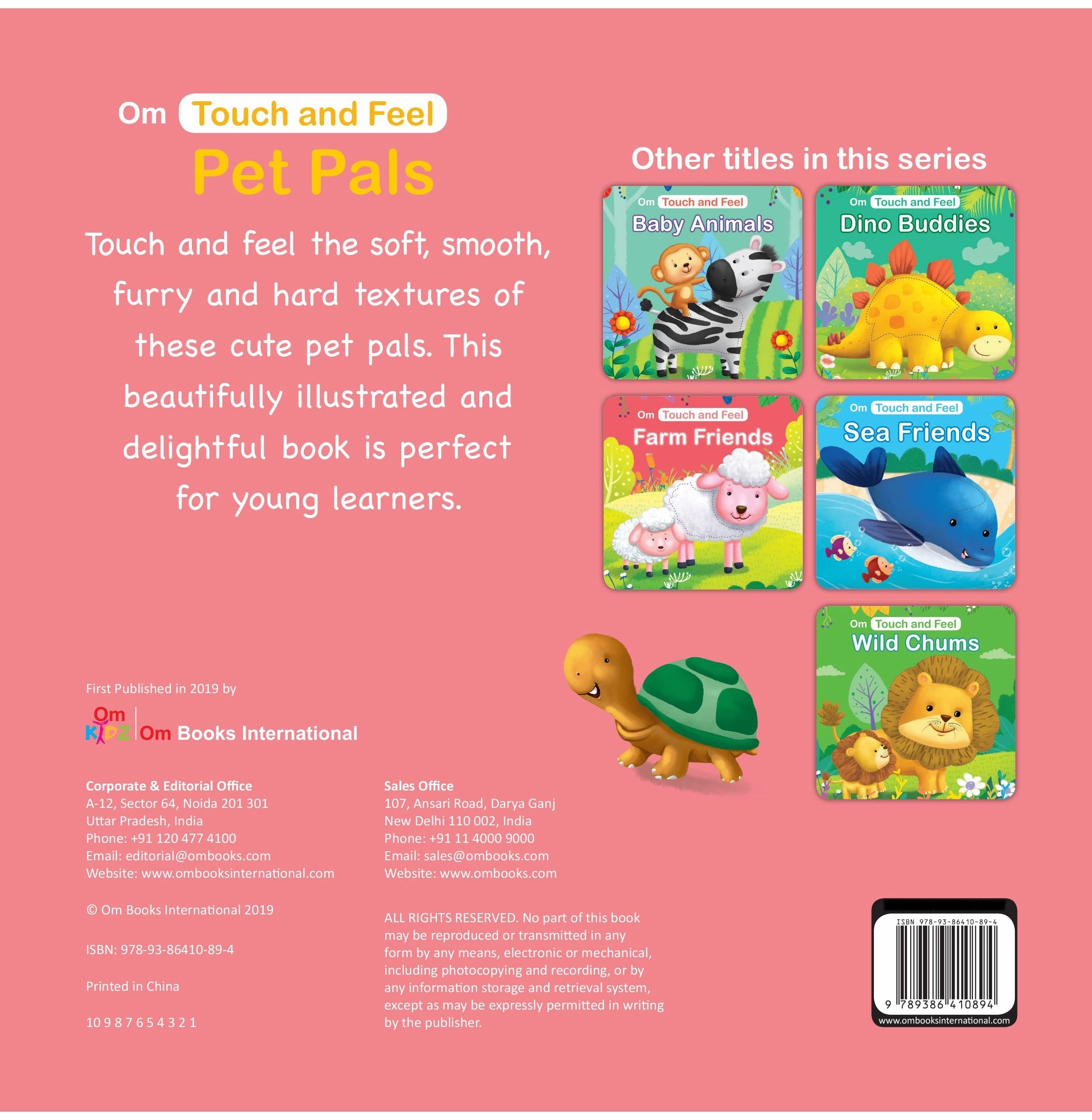Curious minds Board Book: Touch And Feel: Pet Pals: Touch And Feel Series [Hardcover] Kirti Pathak