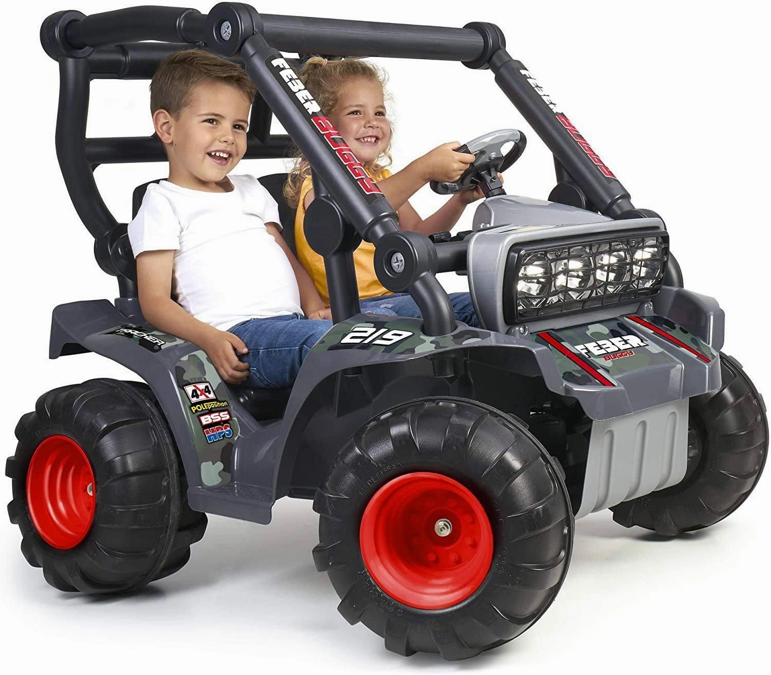 Feber 12V Battery Powered 2 Seater Buggy Rideon Play-based education