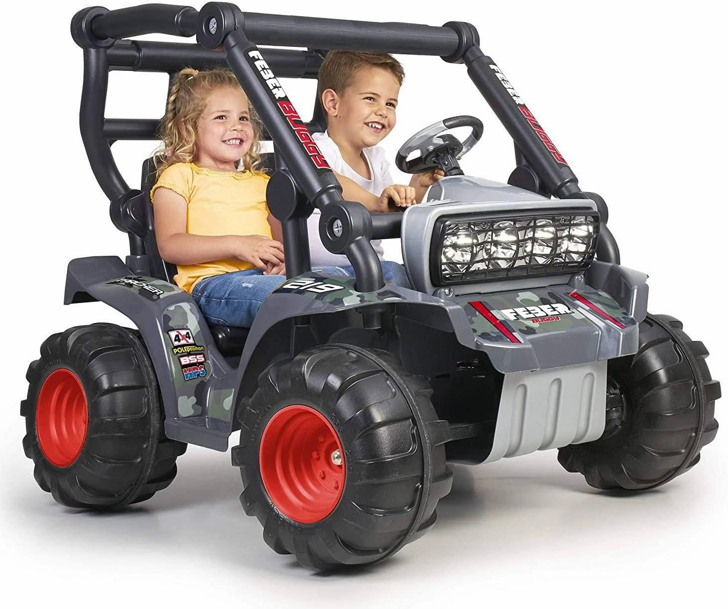 Play-based education Feber 12V Battery Powered 2 Seater Buggy Rideon