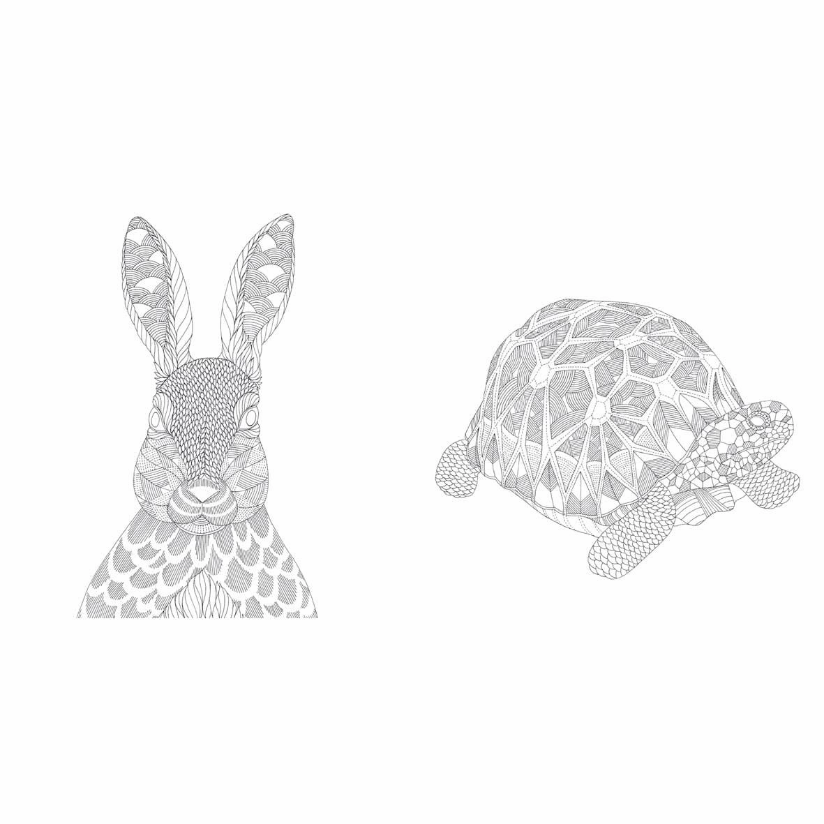 Sensory fun for little hands Millie Marotta'S Animal Kingdom: Mini Edition Coloring Book