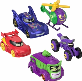 Fisher-Price Dc Batwheels 1:55 Scale Toy Cars - 5-Pack Skill-building tools Exploration made fun