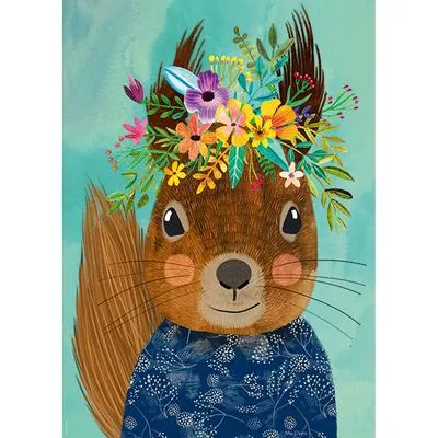 Creative minds Little adventures Floral Friends: Sweet Squirrel - 1000 Pc