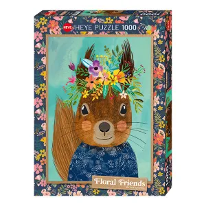 Floral Friends: Sweet Squirrel - 1000 Pc Young explorers