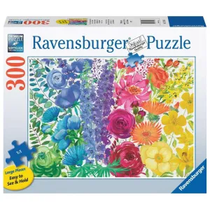Fun-based learning Playroom adventures begin here Floral Rainbow 300Pc