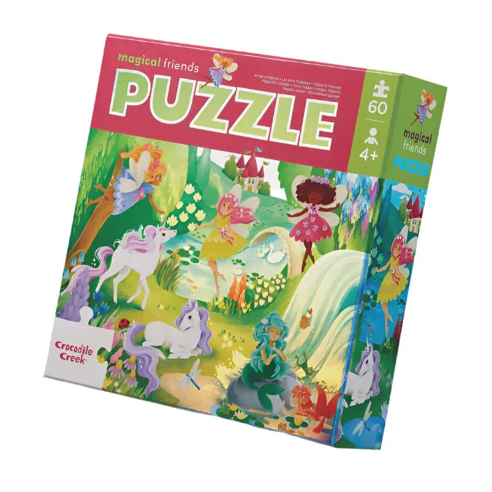 Foil Puzzle 60 Pc - Magical Friends Learning through play Little hands