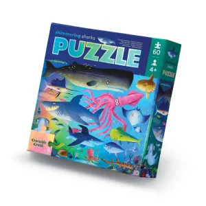 Exploration made fun Foil Puzzle 60 Pc - Shimmering Sharks