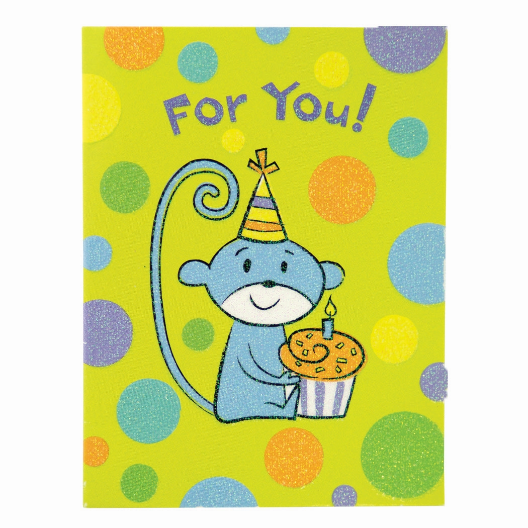 For You Monkey Enclosure Card Playroom learning Tools for tiny thinkers