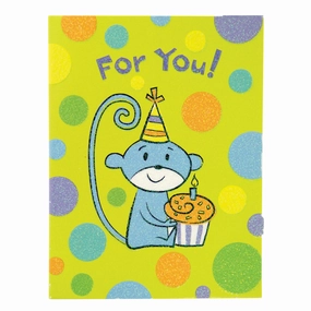 For You Monkey Enclosure Card Playroom learning Tools for tiny thinkers