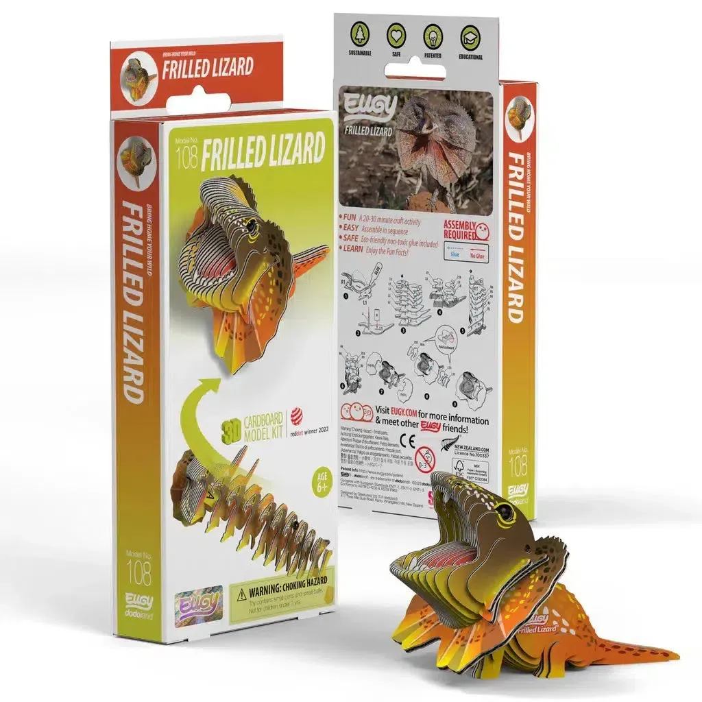 Exploration made fun Frilled Lizard 3D Puzzle