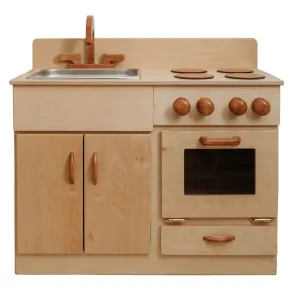 Classic Wooden Play Kitchen Young explorers Smart little ones