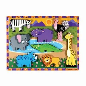 Chunky Puzzle - Safari Animals Mini makers Nurturing minds