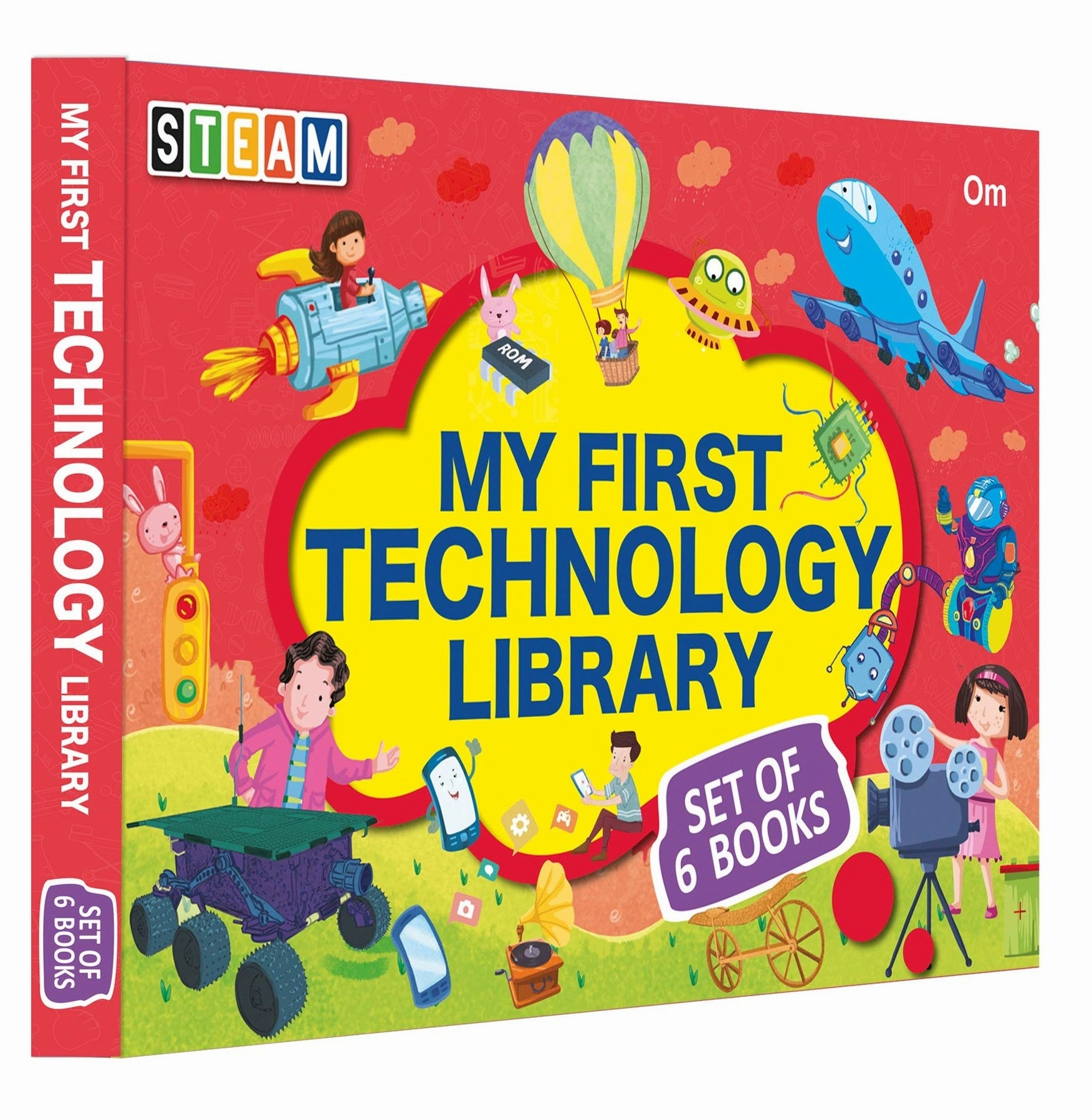 Busy kids Smart activities for young learners Encyclopedia :Steam : My First Technology Library (Set Of 6 Books) [Paperback] Shweta Sinha
